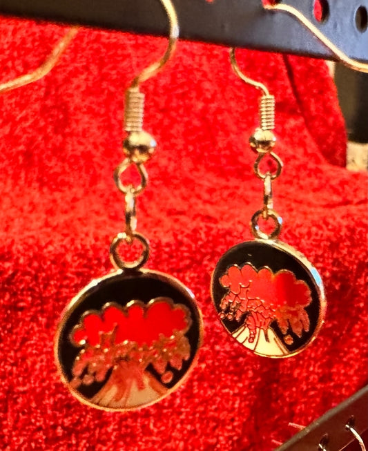 Icelandic Volcano Earrings