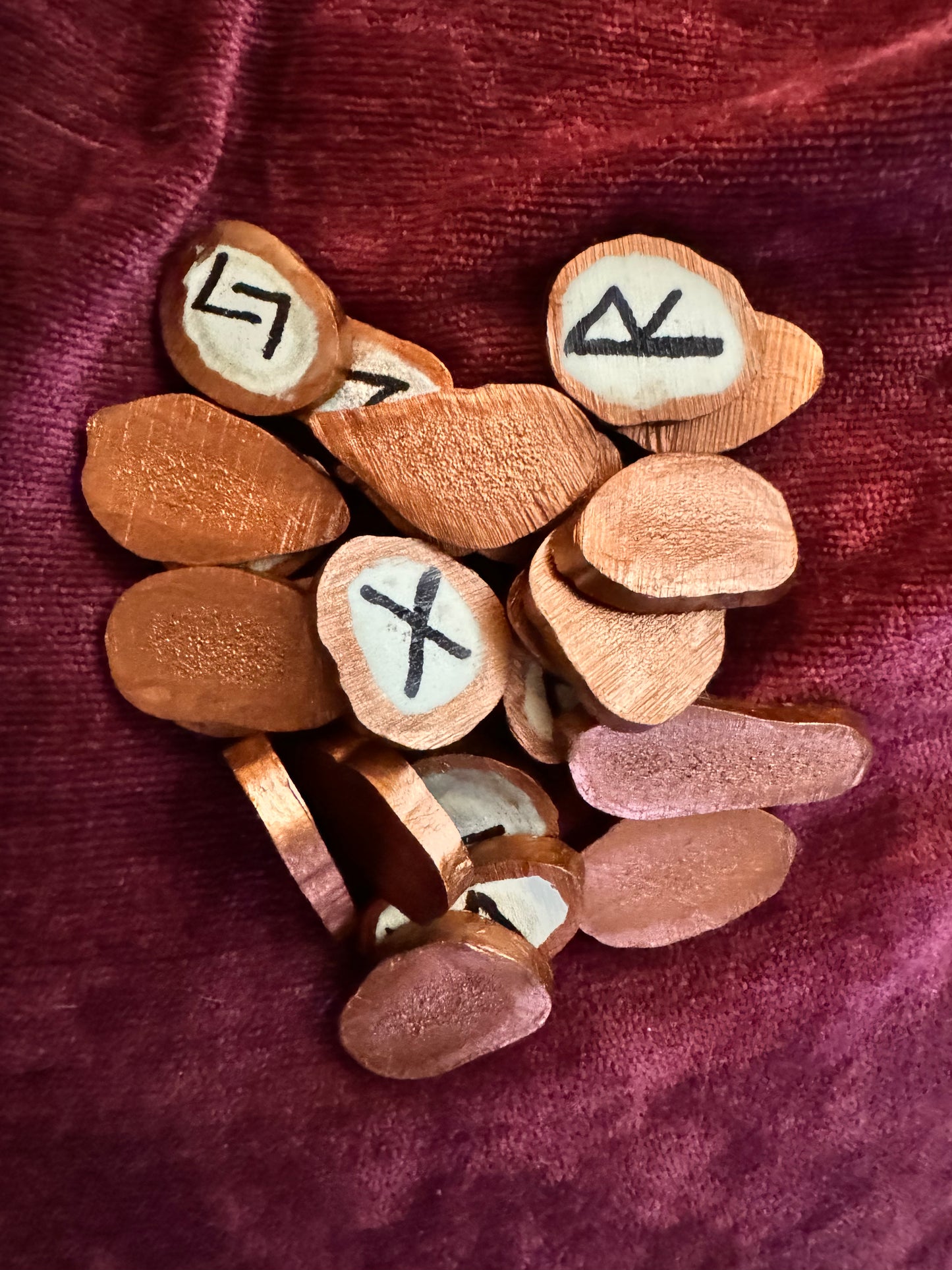 Deer Antler Elder Futhark Runes