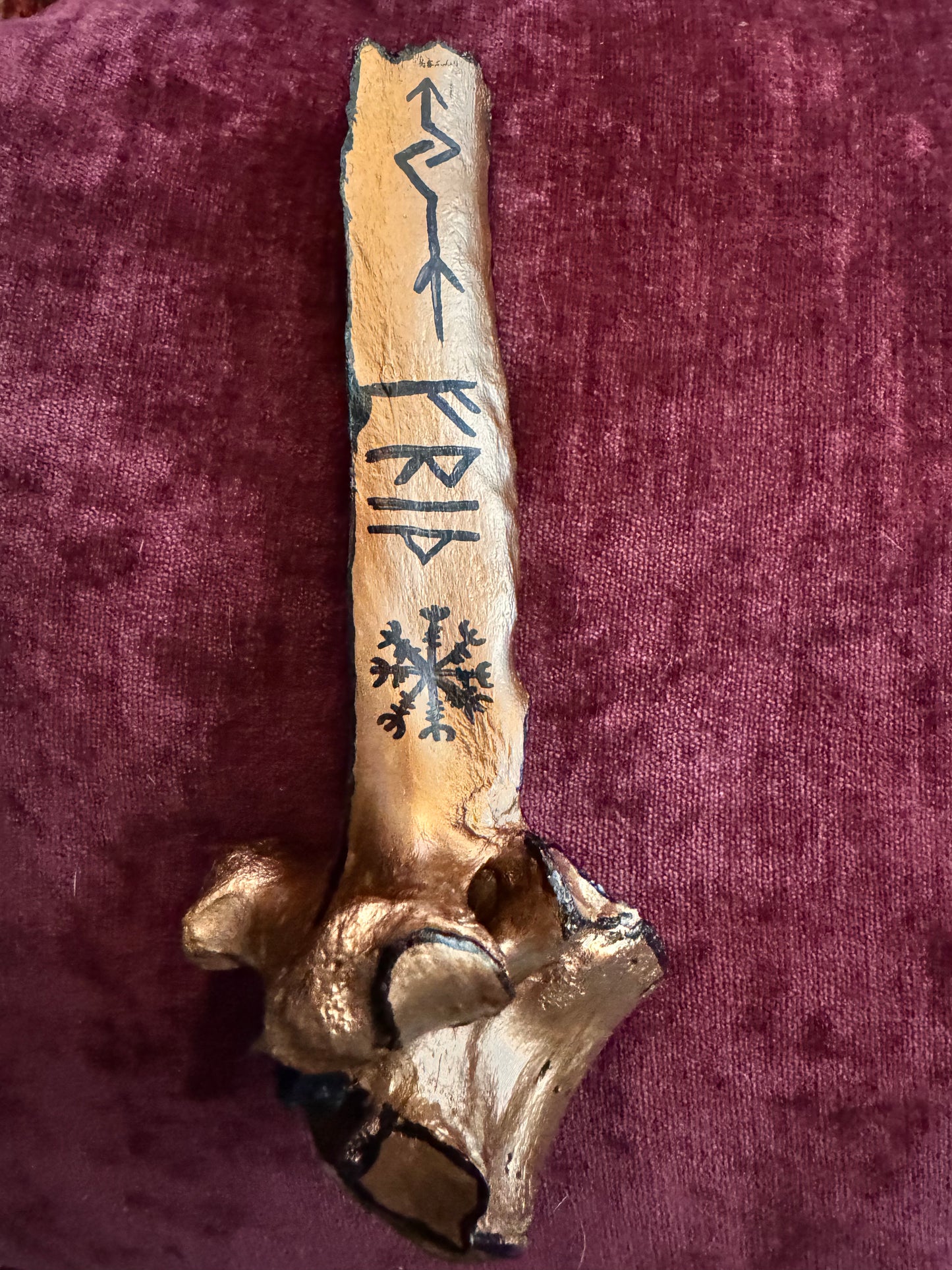 Havamal 127 by long cow vertebrae